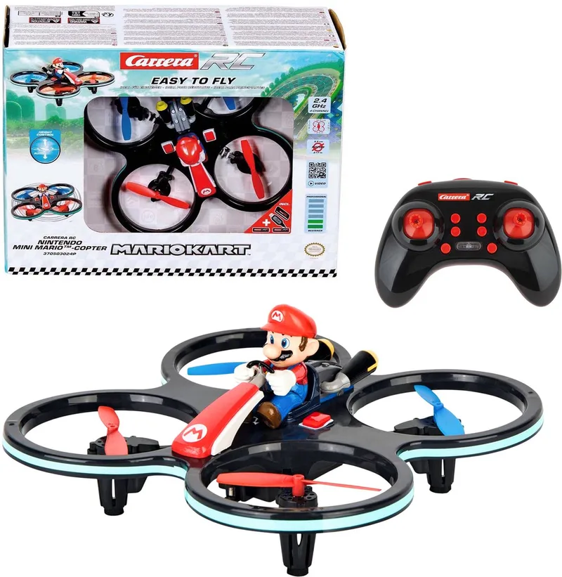 RC voertuig Auto - RC Mario Kart - Mini Mario-Copter 2,4GHz RC Model Kant en Klaar by Carrera in RC Mario Kart – Mini Mario-Copter 2, 4GHz RC Model Kant en Klaar – product photo 1 of 5