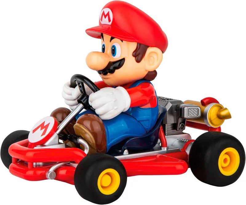 RC voertuig Auto - RC Mario Kart - Pipe Kart - Mario - 2,4GHz - Schaal 1:18 van Carrera in RC Mario Kart™ – Pipe Kart – Mario – Schaal 1:18 – 2, 4GHz RC Model Kant en Klaar – productfoto 5 van 5
