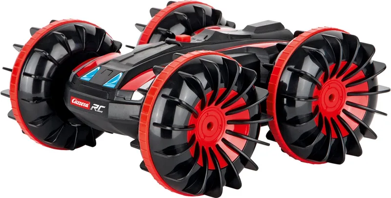 RC voertuig - RC All-terrein Stuntauto - Waterauto - Zwart/Rood - 2,4GHz RC Model Kant en Klaar - 1:16 by Carrera in Red – product photo