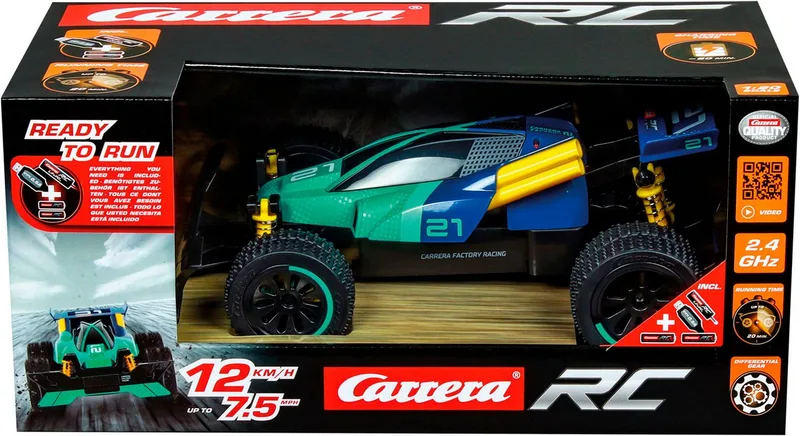 RC voertuig - RC Buggy Factory Racing #21 - 2,4GHz RC Model Kant en Klaar - 1:20 von Carrera in Mehrfarbig – Produktfoto 4 von 5