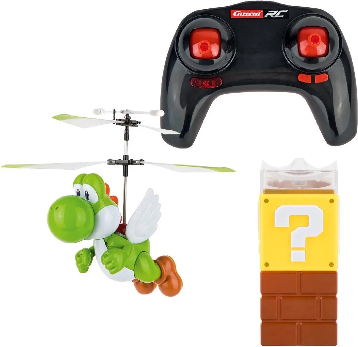 RC voertuig - RC Super Mario - Flying Yoshi - Helikopter 2,4GHz RC Model Kant en Klaar fra Carrera i Flerfarvet – produktbillede