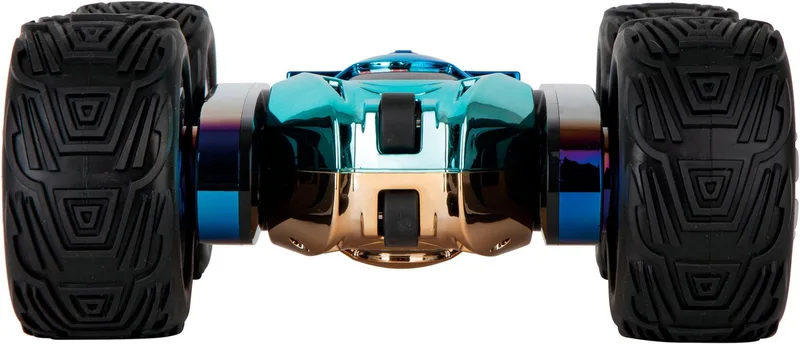 RC voertuig - RC Turnator Color Flip - Blauw/Groen - 2,4GHz RC Model Kant en Klaar - 1:16 de Carrera en Bleu – photo du produit 3 sur 5