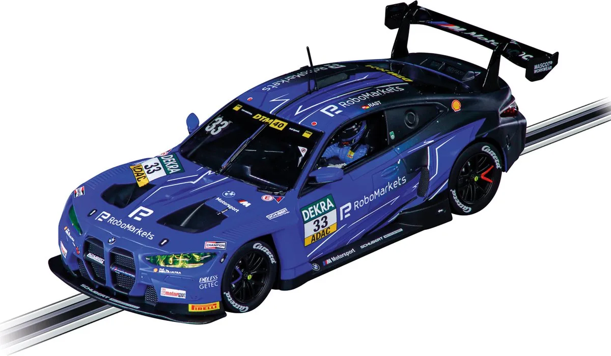 Speelgoedvoertuig Auto - DIGITAL 124 - BMW M4 GT3 Schubert Motorsport No. 33 DTM 2024 auto de Carrera en Multicolore – photo du produit