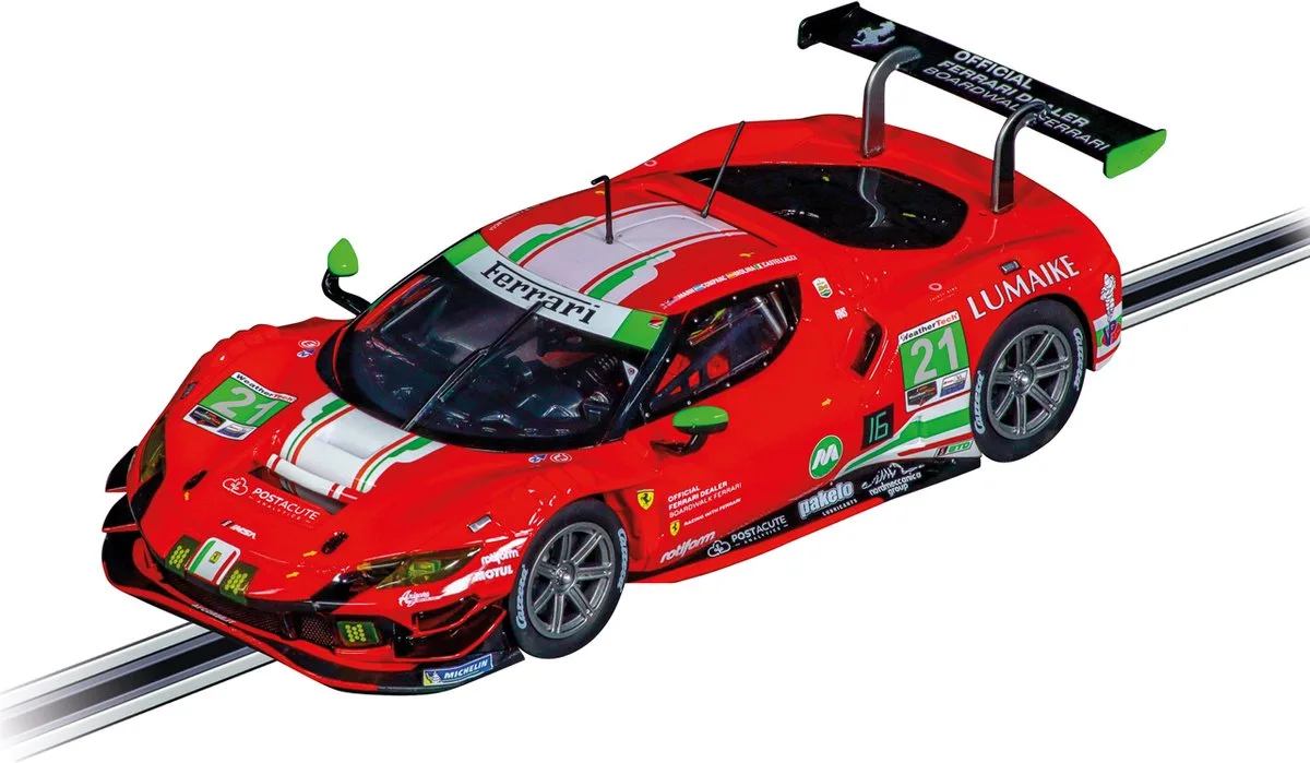 Carrera 20023965 DIGITAL 124 Slotcar bil Ferrari 296 GT3 Corse, nr. 21 från Carrera i Flerfärgad – produktbild
