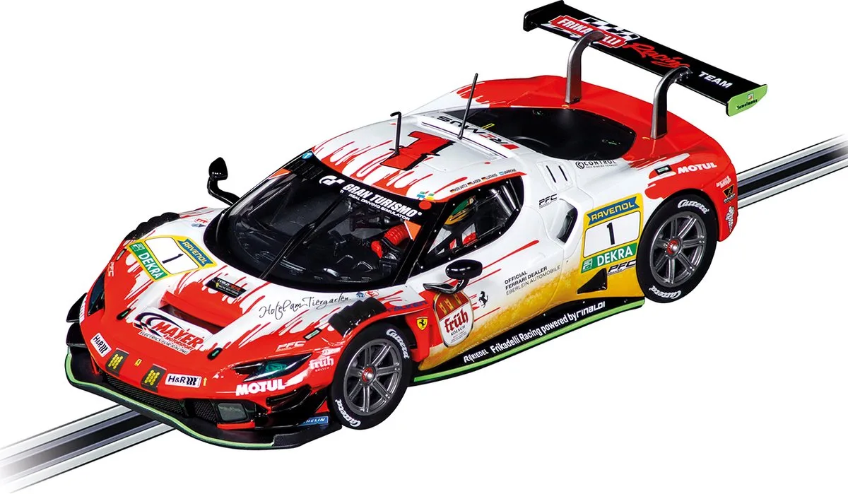 Speelgoedvoertuig Auto - DIGITAL 124 - Ferrari 296 GT3 Frikadelli Racing No.1 24H Nürburgring auto van Carrera in Meerkleurig – productfoto