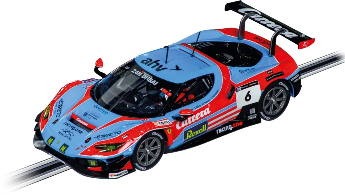 Speelgoedvoertuig Auto - DIGITAL 124 - Ferrari 296 GT3 ' - No.6' 24H Dubai auto van Carrera in Meerkleurig – productfoto