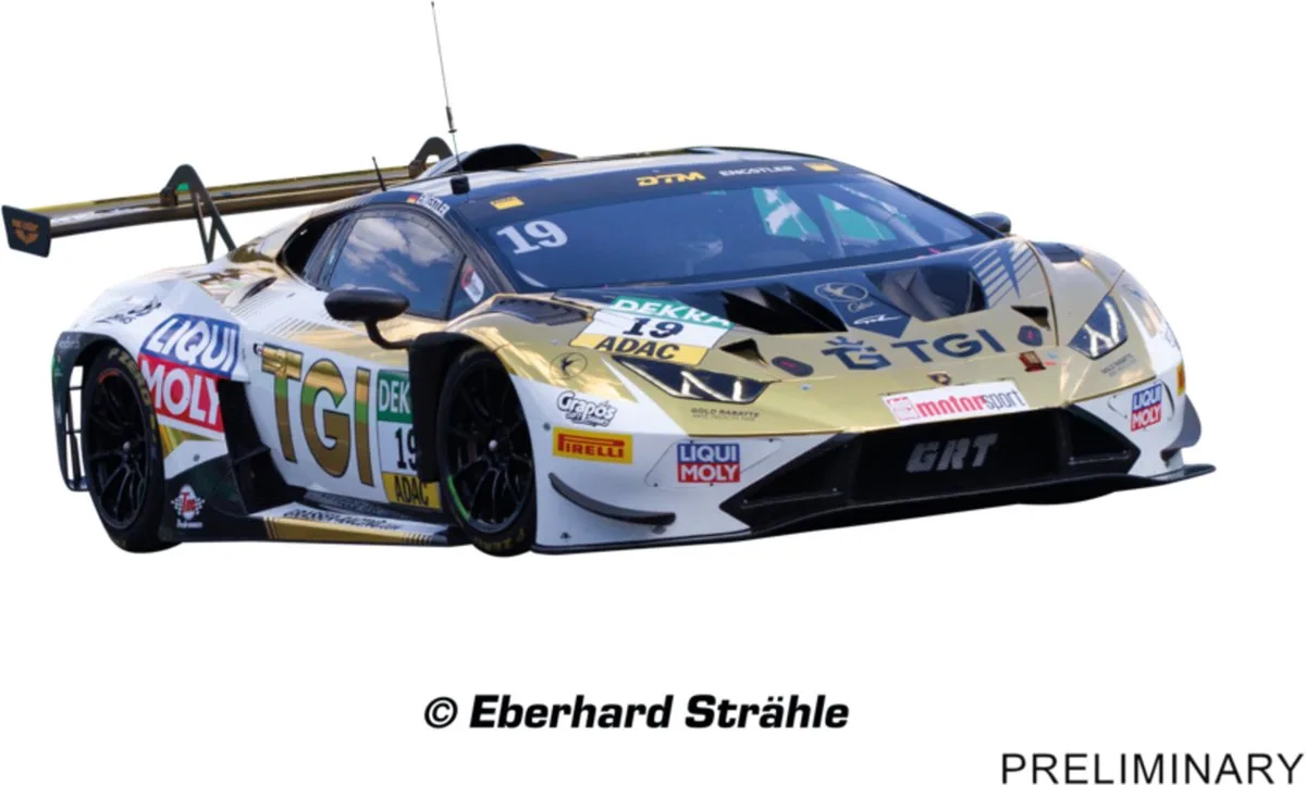 Speelgoedvoertuig Auto - DIGITAL 124 - Lamborghini Huracán GT3 Evo2 GRT Grasser Racing nr.19 DTM 2025 auto von Carrera in Mehrfarbig – Produktfoto