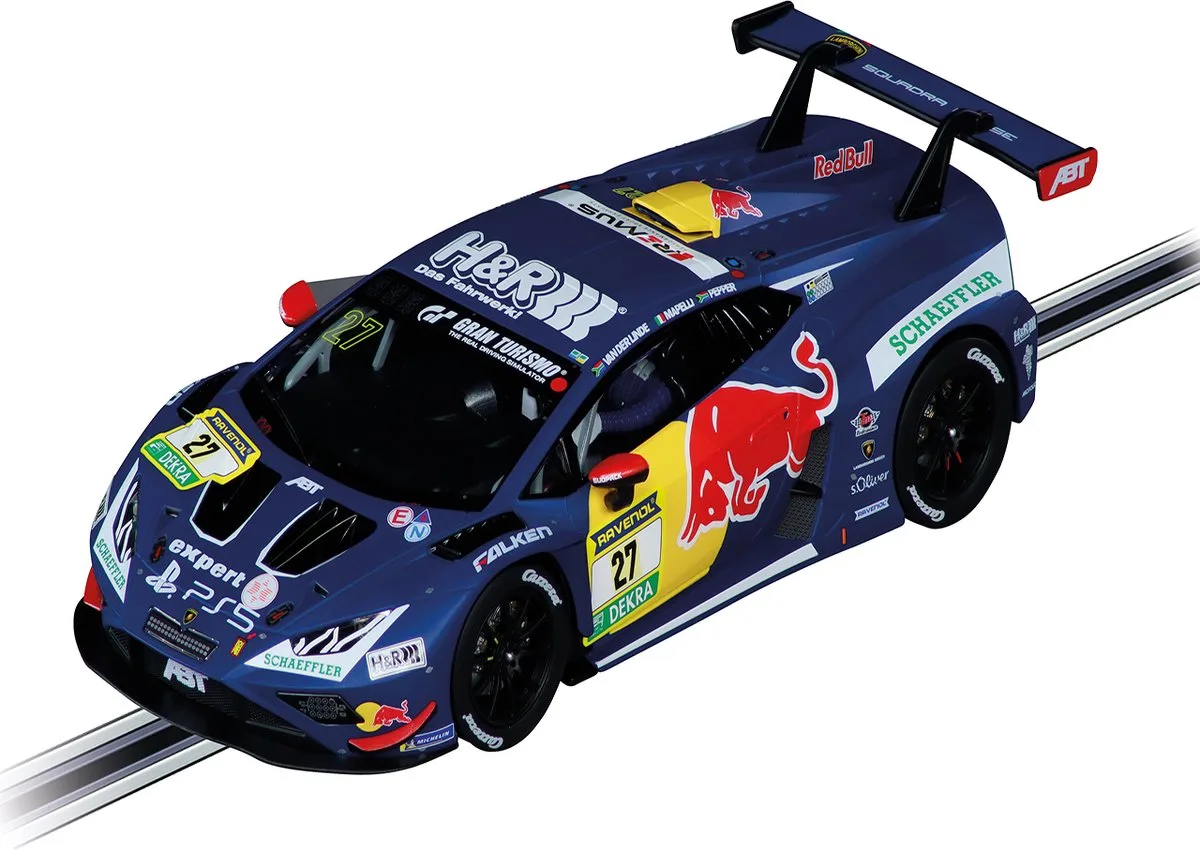Speelgoedvoertuig Auto - DIGITAL 124 - Lamborghini Huracán GT3 Evo II Abt-Sportsline No.2 - Red Bull auto von Carrera in Rot – Produktfoto