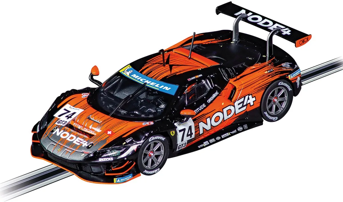 Speelgoedvoertuig Auto - DIGITAL 132 - Ferrari 296 GT3 Kessel Racing No.74 auto de Carrera en Multicolore – photo du produit