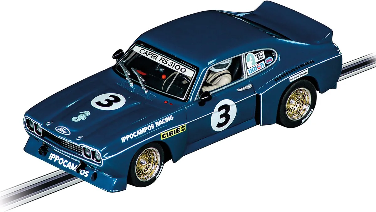 Speelgoedvoertuig Auto - Evolution - Ford Capri RS 3100 Ippocampos Racing No.3 auto van Carrera in Meerkleurig – productfoto