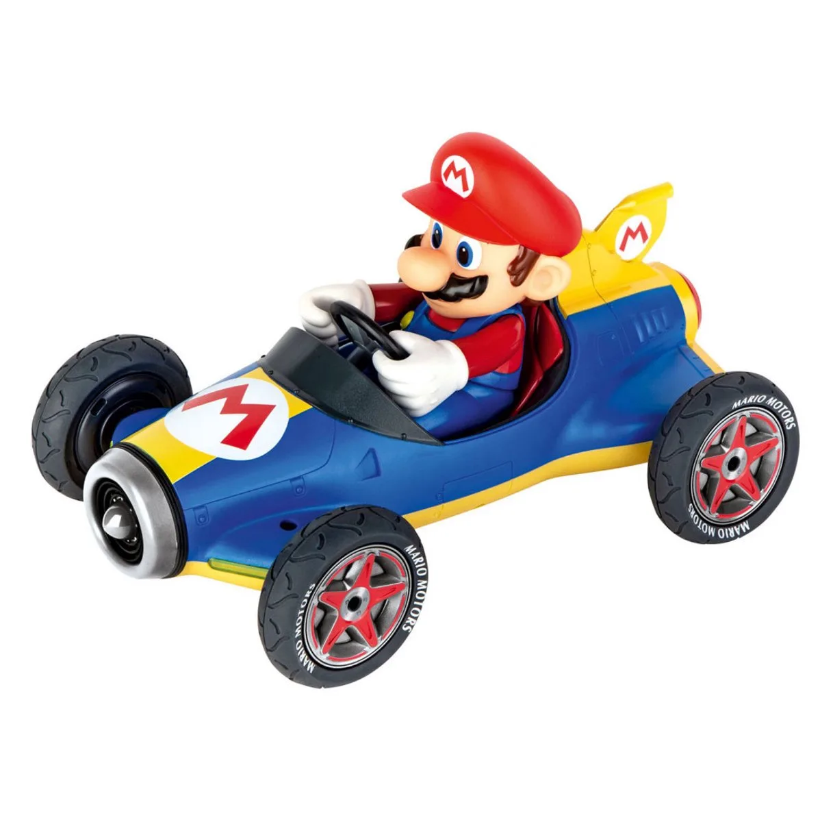 Speelgoedvoertuig Auto - Mario Kart - Mach8 car Mario - Pull Back Auto - Terugtrekauto - 1:43 fra Carrera i Flerfarvet – produktbillede