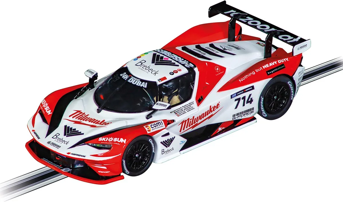 Speelgoedvoertuig - DIGITAL 132 - KTM X-Bow GTX Razoon - more than Racing No.714 Dubai 24h 2024 auto de Carrera en Multicolore – photo du produit