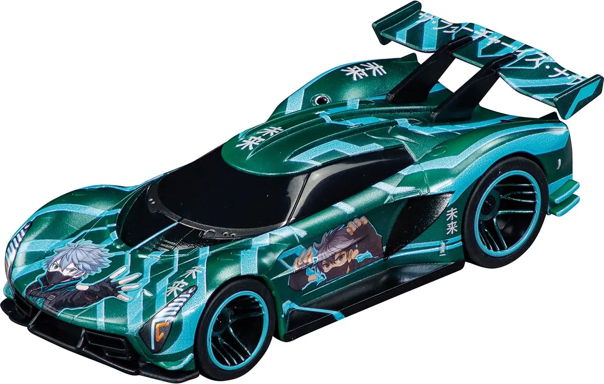 Speelgoedvoertuig - Ronin Rrs - Hikari Strike - 10 cm - Pull-Back Auto Terugtrekauto van Carrera in Meerkleurig – productfoto