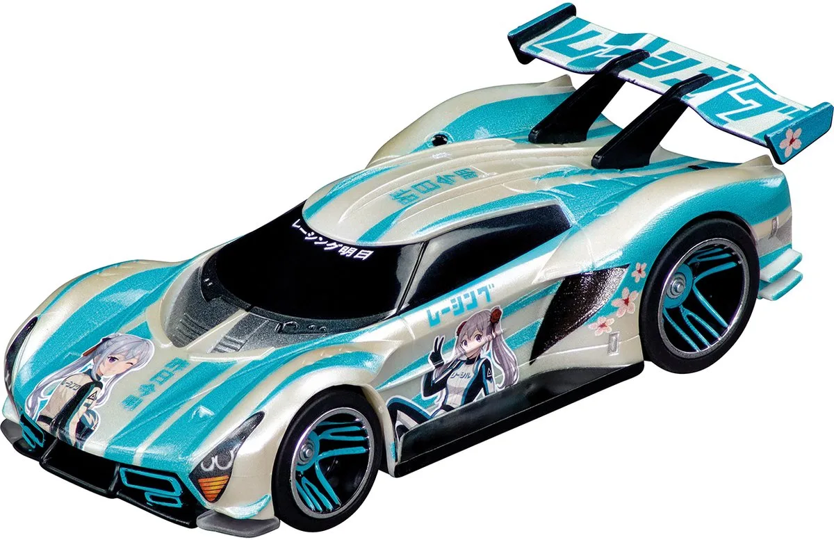 Speelgoedvoertuig - Ronin Rrs - Kaze Dash - 10 cm - Pull-Back Auto Terugtrekauto van Carrera in Meerkleurig – productfoto