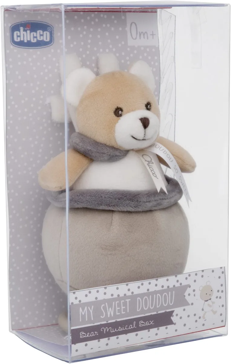 Beer zachte Muzikale Box van Chicco in Beige – productfoto