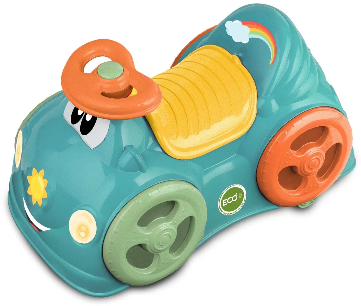 Eco+ All Around Loopauto 111132 van Chicco in Turquoise – productfoto