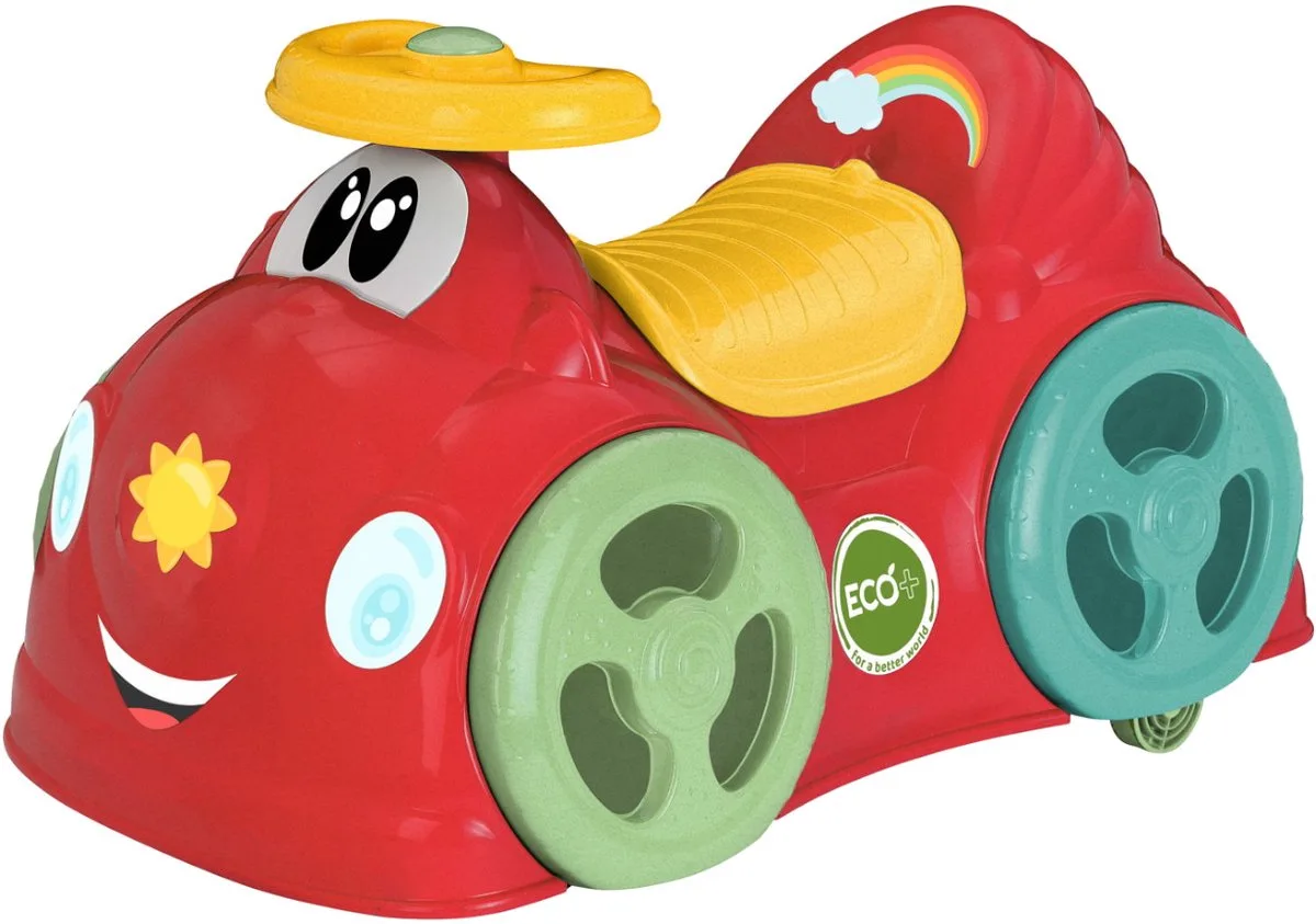 Eco+ All Around Loopauto Red från Chicco i Svart, Grön, Röd, Vit, Gul – produktbild