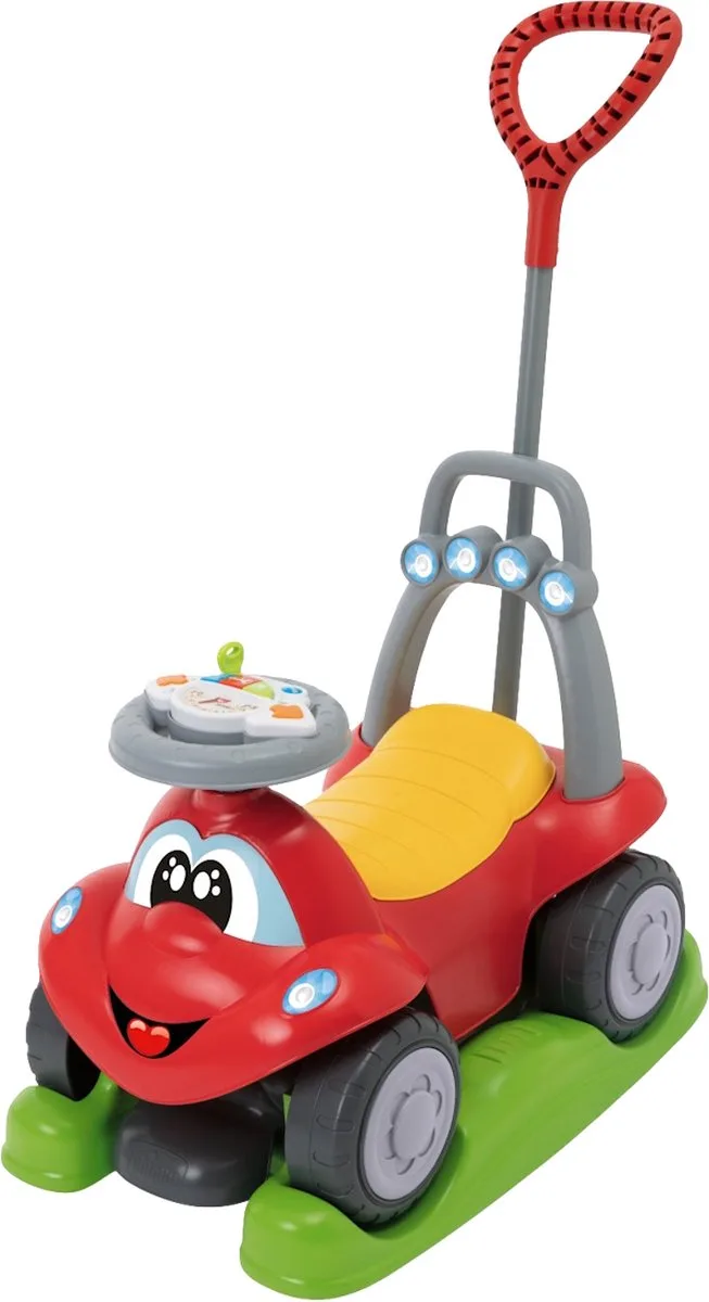 ECO+ Billy Quatro Loopauto 11505000000 fra Chicco i Sort, Grå, Rød – produktbillede