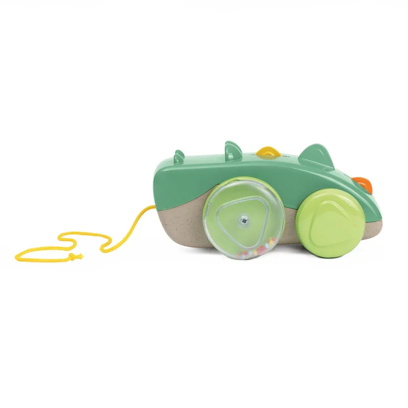 Krokodil Trekfiguur ECO+ Duurzaam Loopspeelgoed met Geluid (10-36 Maanden) de Chicco en Vert – photo du produit