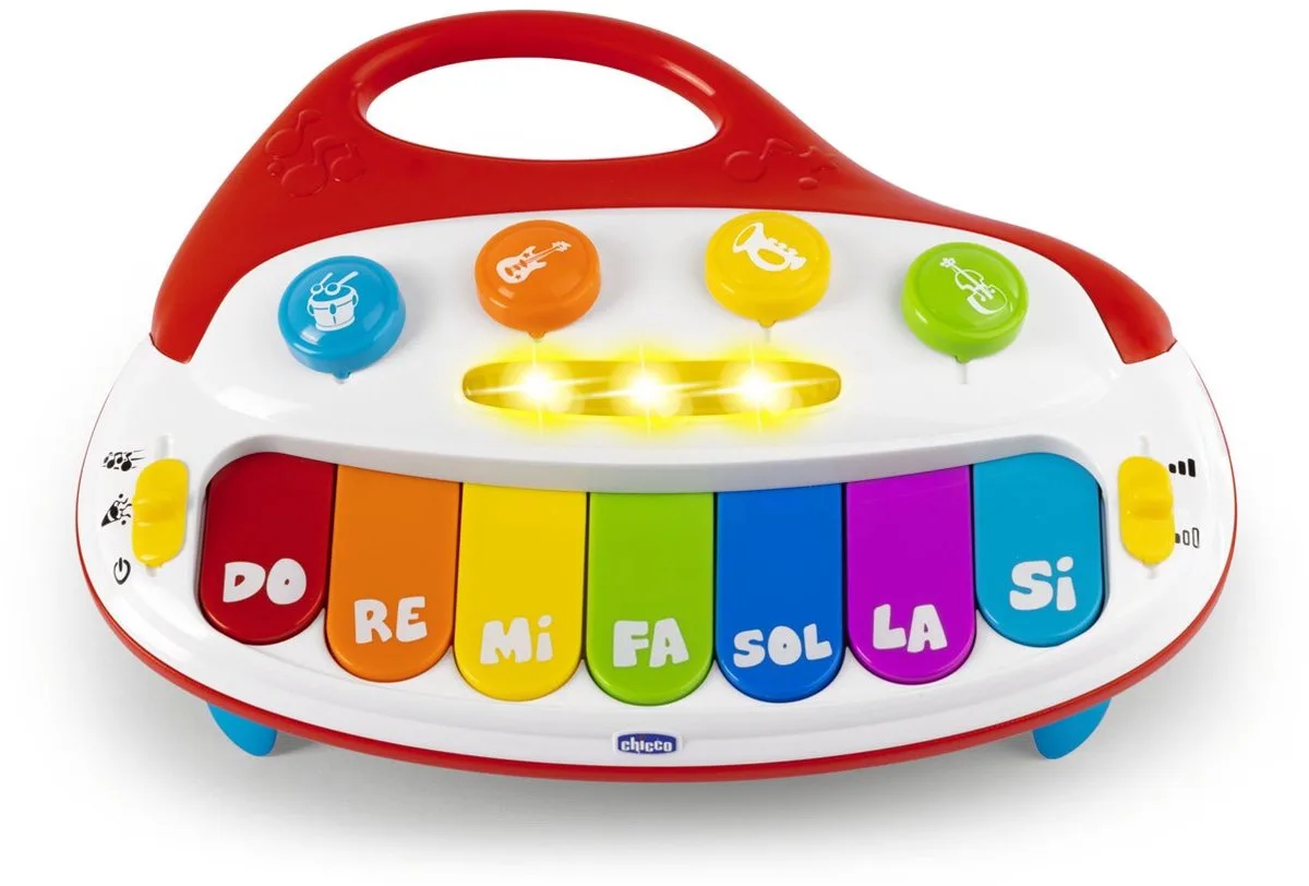 Mijn Eerste Piano Orkest - Muzikaal Speelgoed met Licht en Geluid (1-4 Jaar) van Chicco in Meerkleurig – productfoto
