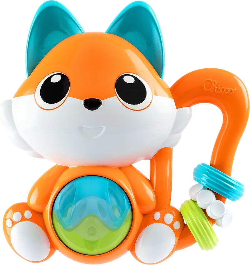 Muzikale Vos - Elektrische Rammelaar met Melodietjes | Motoriek & Bijtspeeltje (6-36M) de Chicco en Multicolore – photo du produit