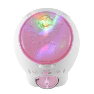 Nachtlicht Projektor Eisbär, Deckenprojektion, Einschlafhilfe, Farbwechsel, Melodien, Nachtlichtfunktion, ohne Leuchtmittel, Farbwechsler, mit Projektor und Soundfunktion von Chicco in Rosa – Produktfoto 5 von 6