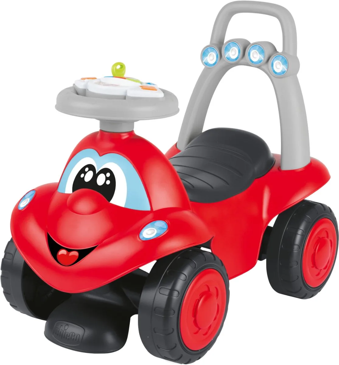 Walk En Ride Billy Loopauto - Rood från Chicco i Svart, Grå, Röd – produktbild