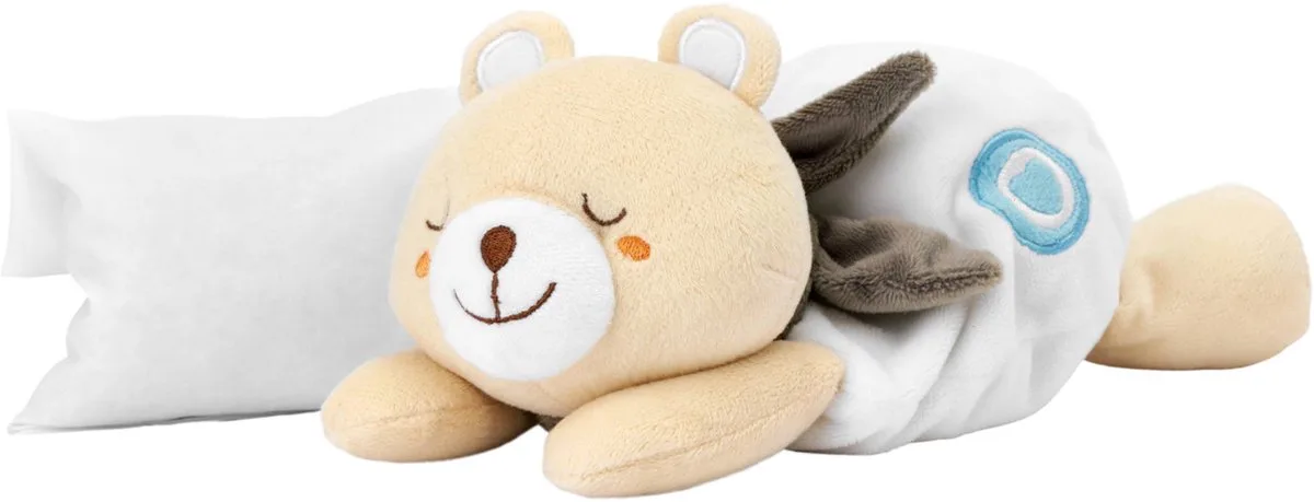 Warm Cuddle Bear van Chicco in Naturel tinten – productfoto