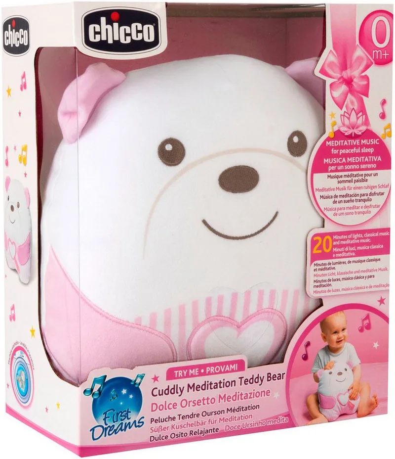 ZACHTE TEDDYBEER de Chicco en Rose – photo du produit 3 sur 5