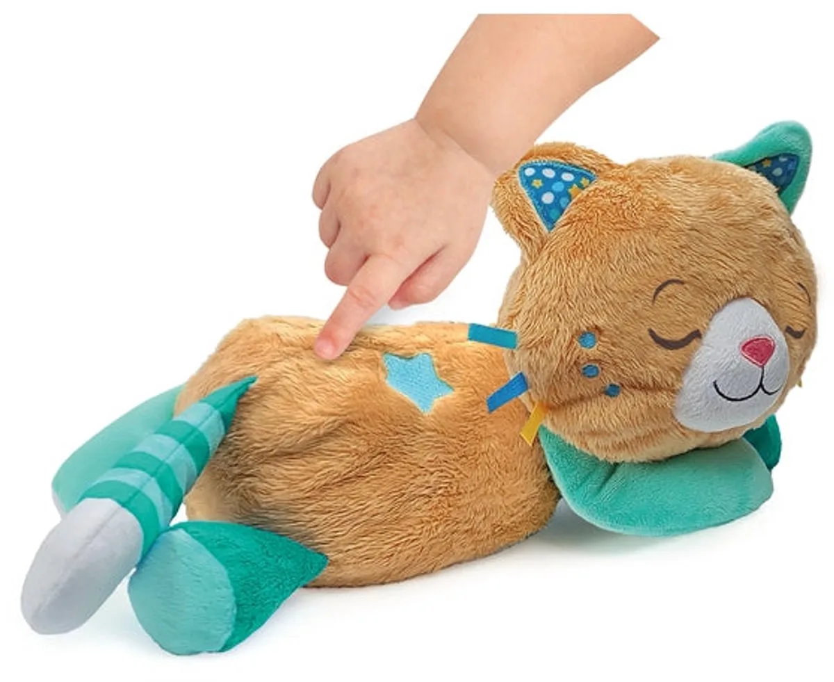 Baby 17592, Blauw, Bruin, Wit, Pluche van Clementoni in Blauw, Bruin, Wit – productfoto