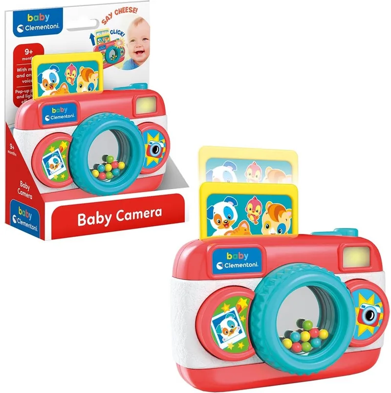 Baby Camera - interactief speelgoed met licht en geluid - Vanaf 9 maanden by Clementoni in Multi Kleur – product photo