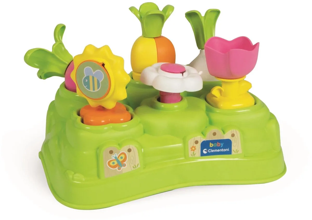 Baby Clementoni - Baby Garden - Motoriek Speelgoed - Mini Activiteitentafel - Educatief Speelgoed - vanaf 10 maanden de Clementoni en Multicolore – photo du produit