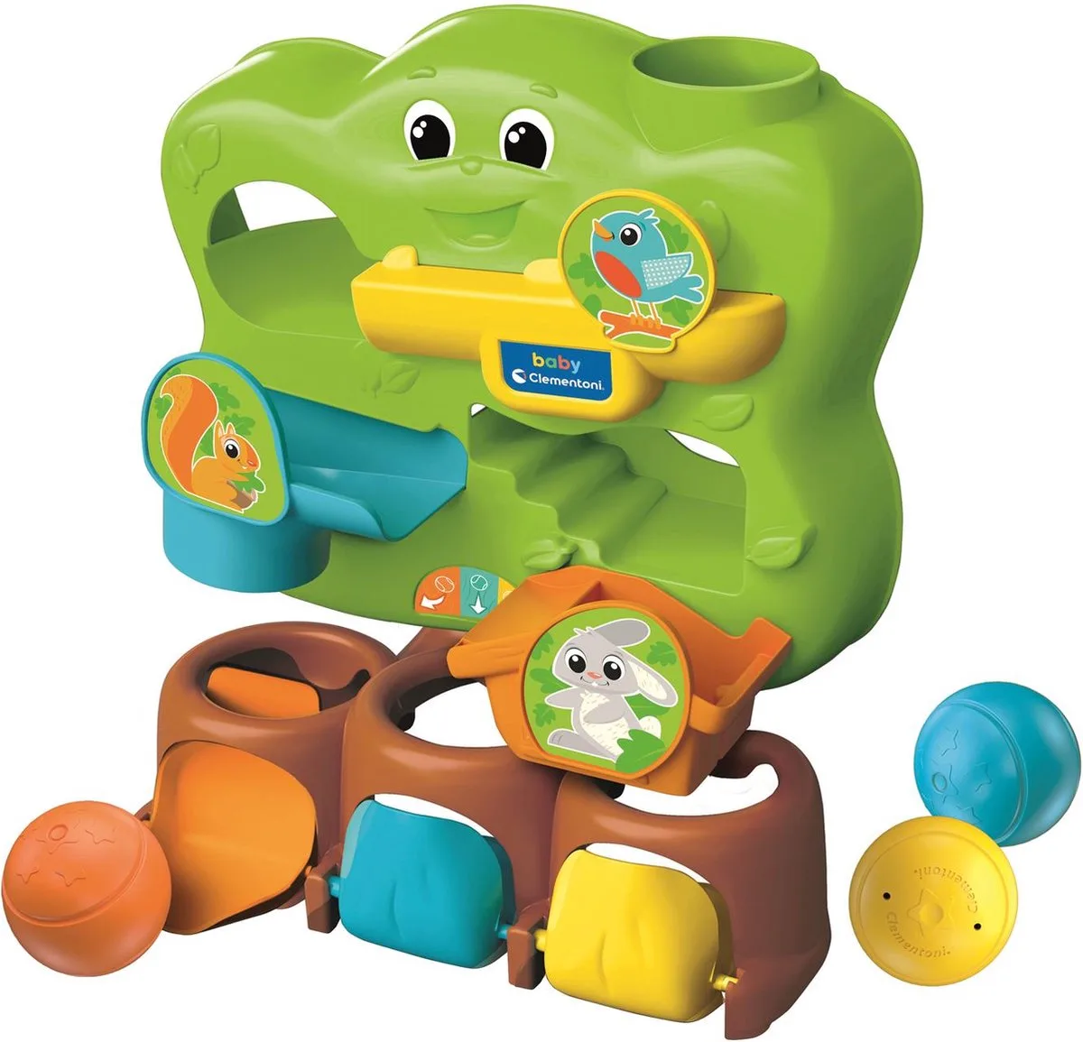 Baby Clementoni - Ballenboom - Activity Center - Ballenbaan met 3 Ballen - Speelgoed voor Kinderen vanaf 1 jaar de Clementoni en Multicolore – photo du produit