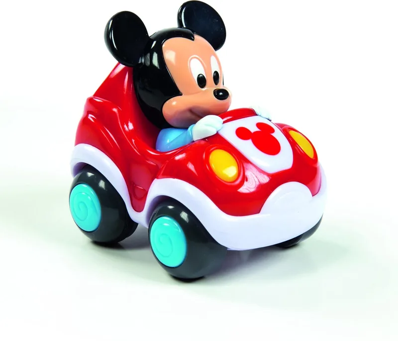 Baby Clementoni - Disney Baby Pull & Go, speelgoedvoertuig fra Clementoni i Multi kleur – produktbillede