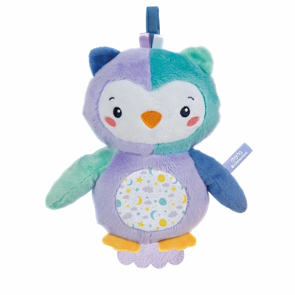 Baby Clementoni - Lichtgevende Knuffel Uil - Knuffel - Vanaf 0+ maanden fra Clementoni i Multi kleur – produktbillede