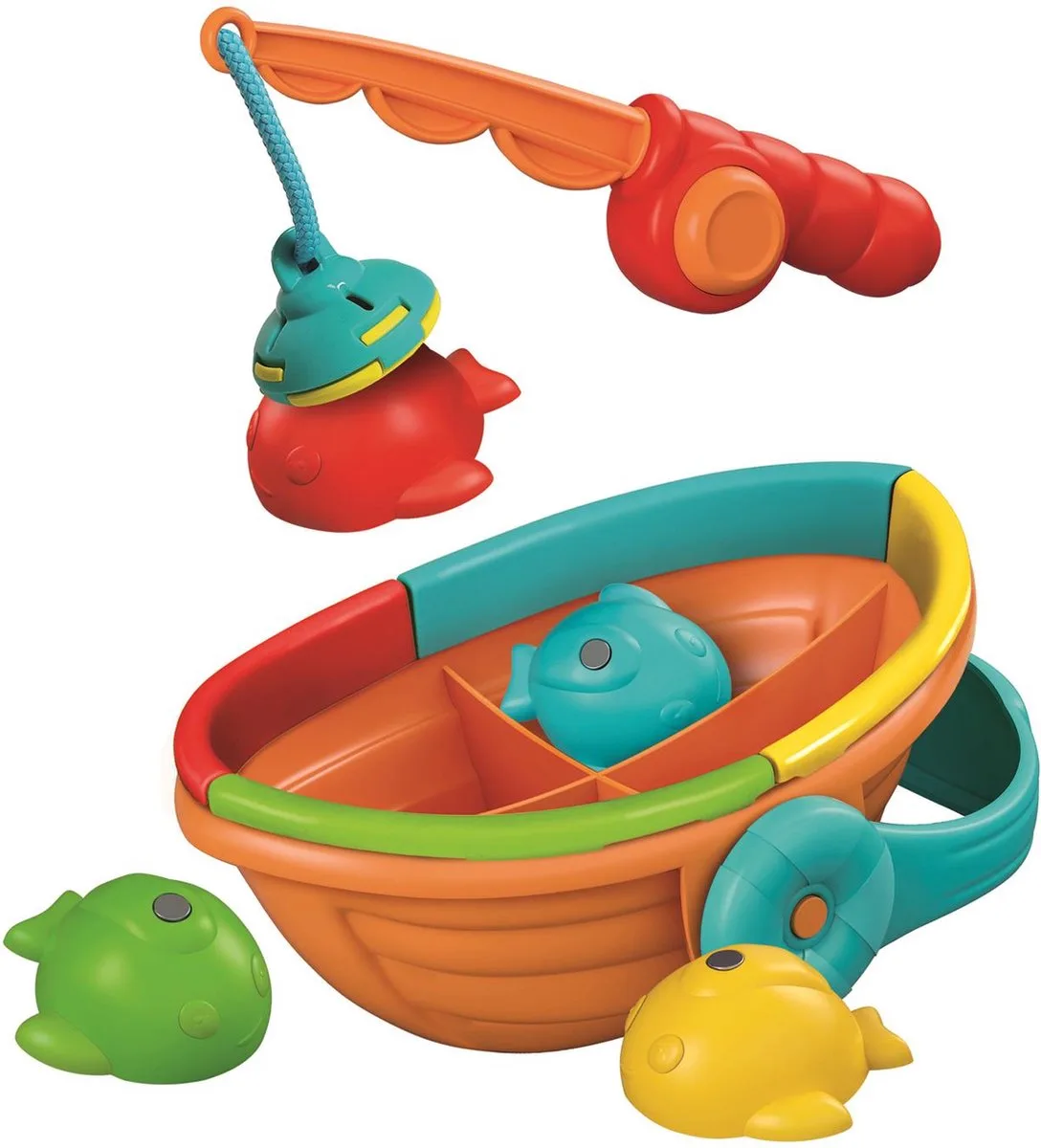 Baby Clementoni - Magnetisch Visspel - Hengelspel met 4 Vissen - Speelgoed vanaf 1 Jaar by Clementoni in Blue – product photo