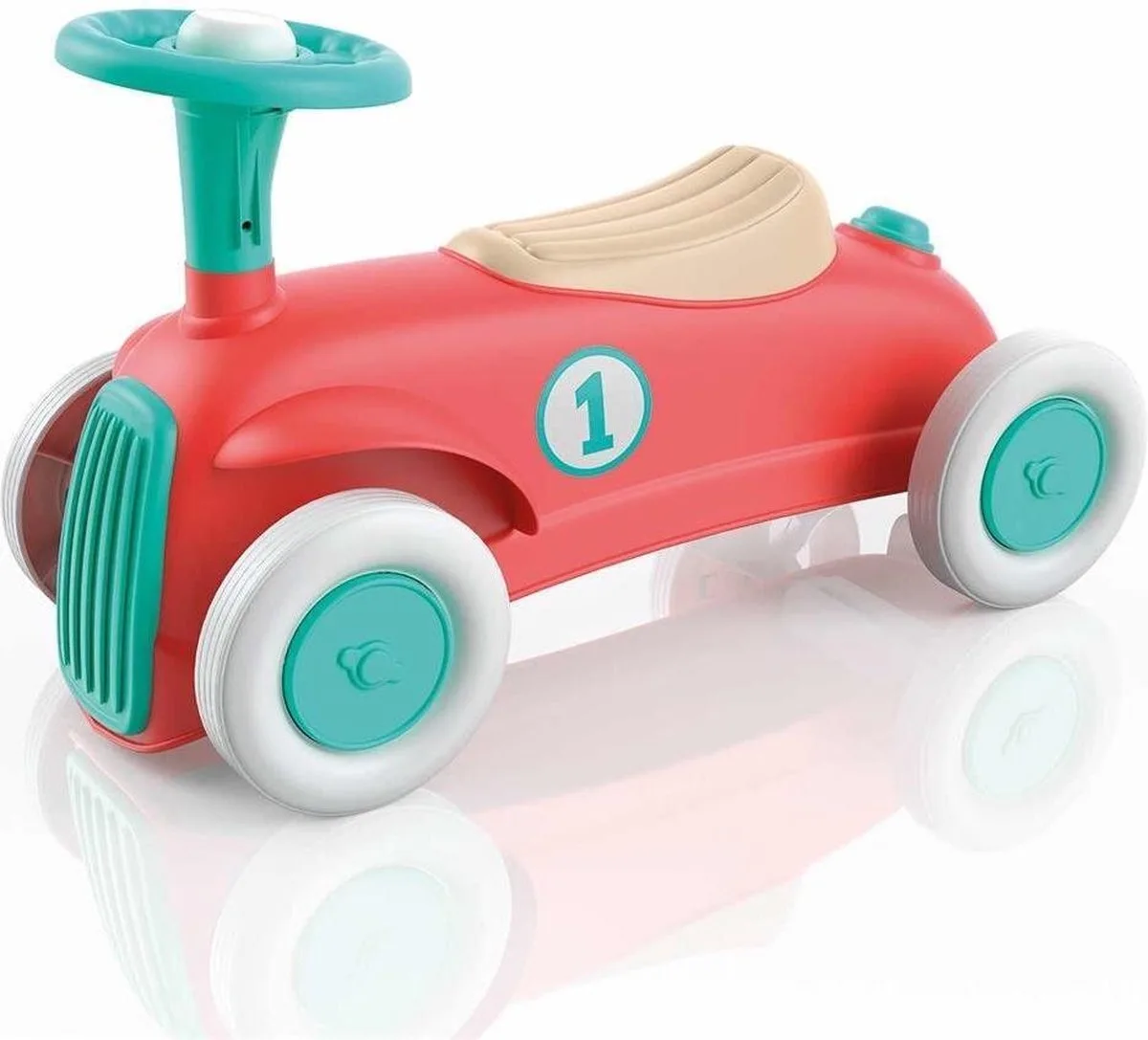Baby Clementoni - Mijn Eerste Loopauto Speelgoedauto, Looptrainer Speelgoedauto, 12-36 maanden - 17308 van Clementoni in Rood – productfoto