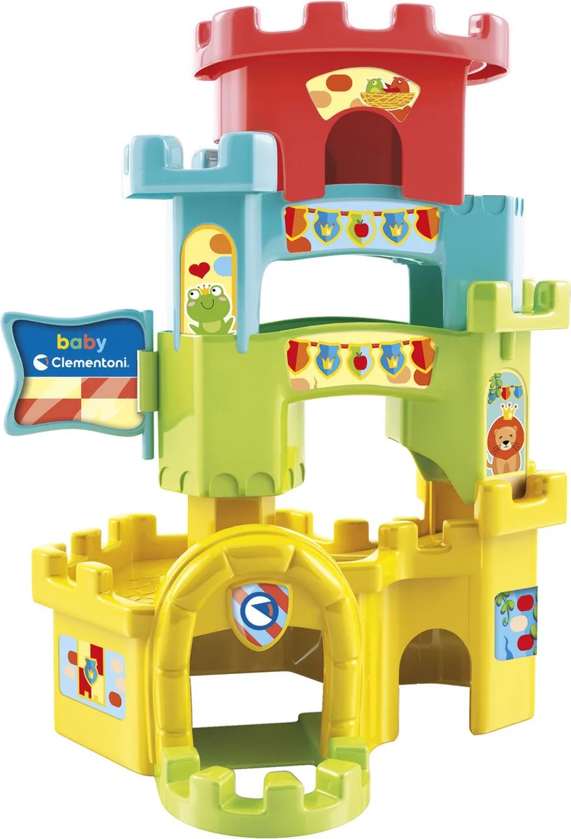 Baby Clementoni – Speelkasteel – Toren – Rollende Bal – Babyspeelgoed – 10-36 maanden de Clementoni en Multi Kleur – photo du produit