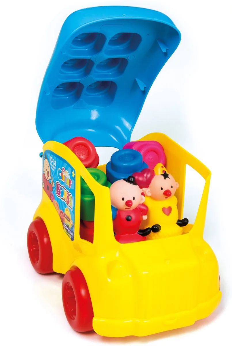 Baby Clemmy - Bumba Schoolbus - Bumba Speelgoed - Stapelblokken - Baby Blokken - 1-3 Jaar fra Clementoni i Multi Kleur – produktbillede