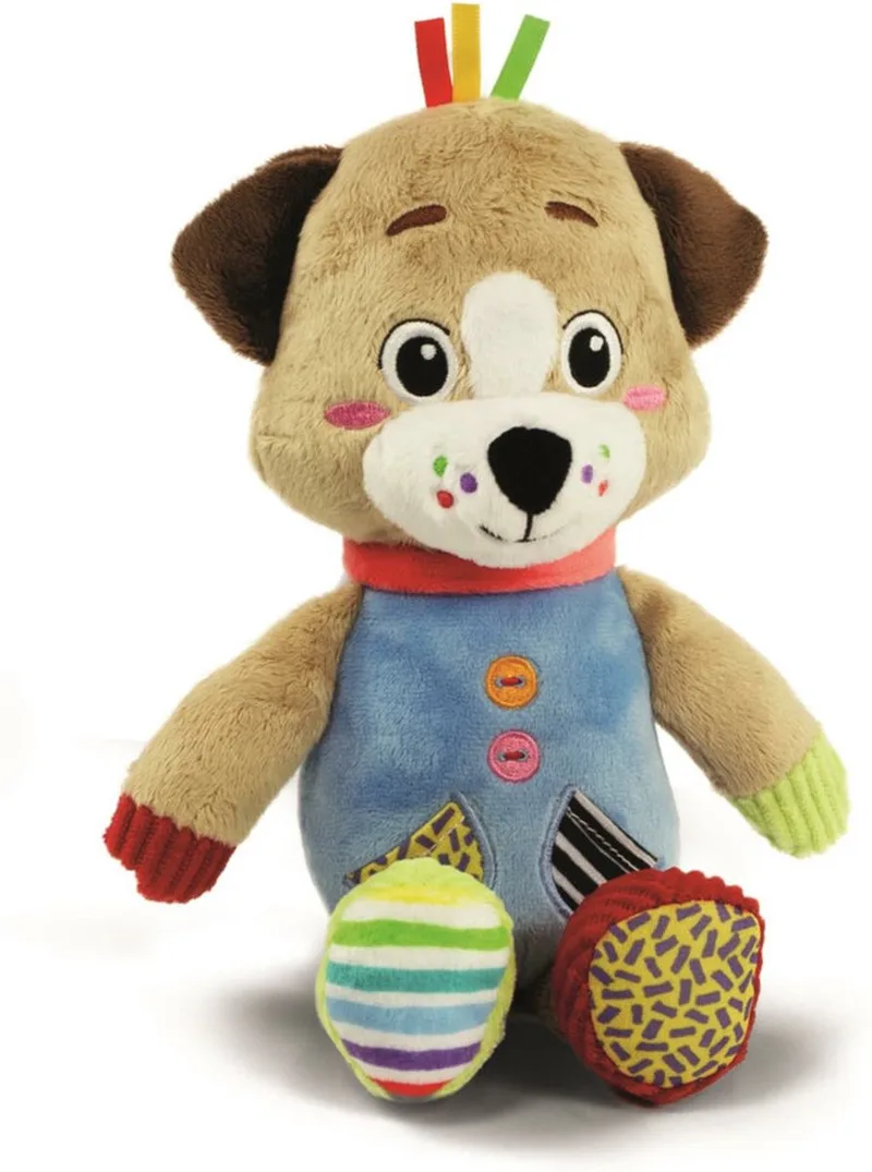 Babyspeelgoed - Knuffel Hond - Pete the Puppy - vanaf 0 maanden från Clementoni i Flerfärgad – produktbild