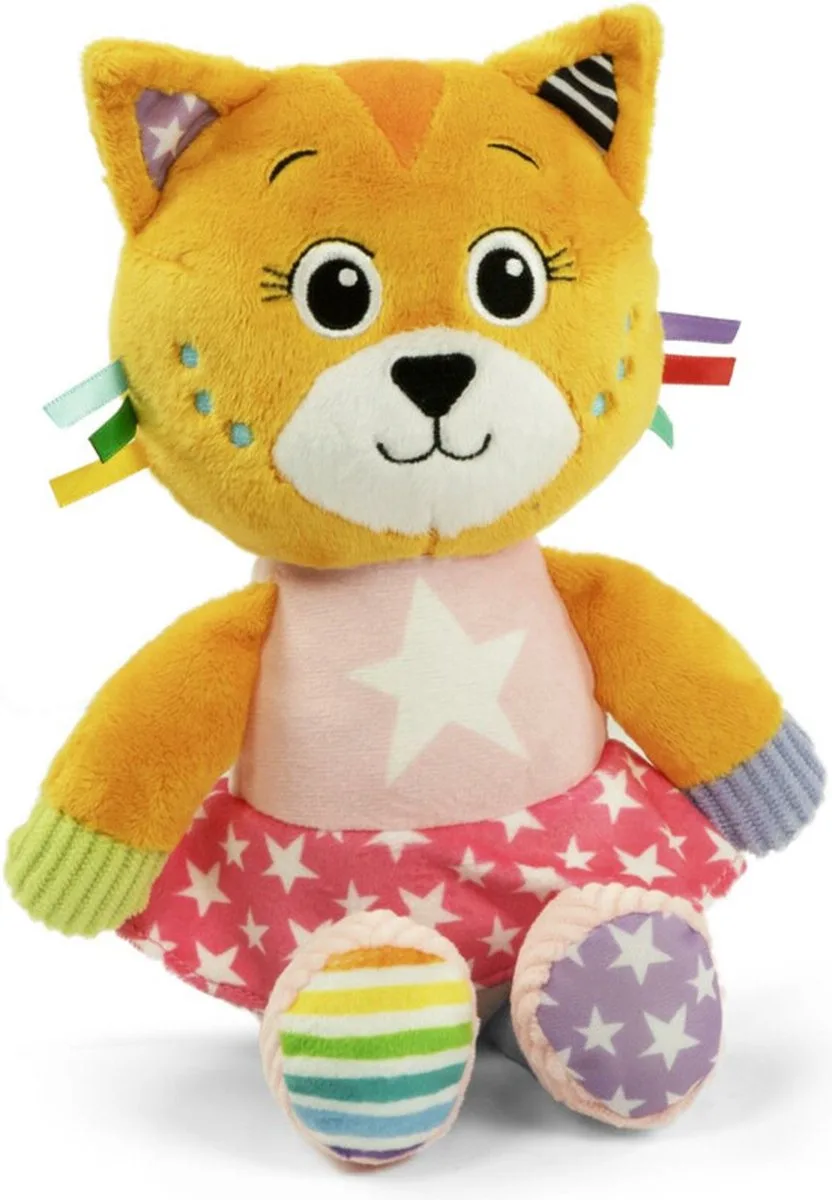 Babyspeelgoed - Knuffel Kat - Katy the Kitty - vanaf 0 maanden från Clementoni i Flerfärgad – produktbild