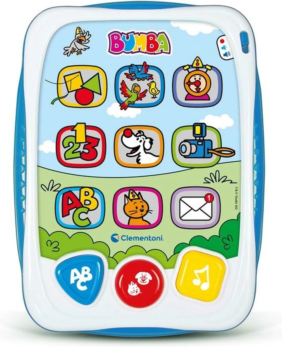Bumba - Pratende ABC Tablet - Interactief speelgoed - Taalontwikkeling - Vanaf 1 jaar van Clementoni in Meerkleurig – productfoto