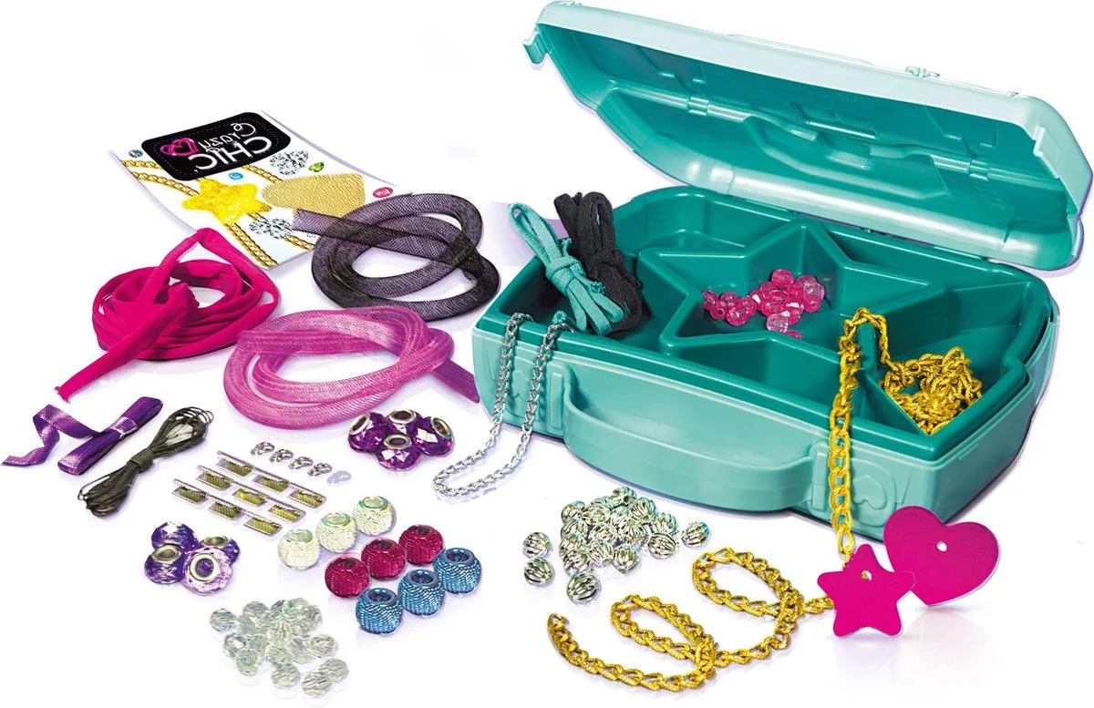 Crazy Chic - De juwelen workshop - Hobbypakket van Clementoni in Multi Kleur – productfoto
