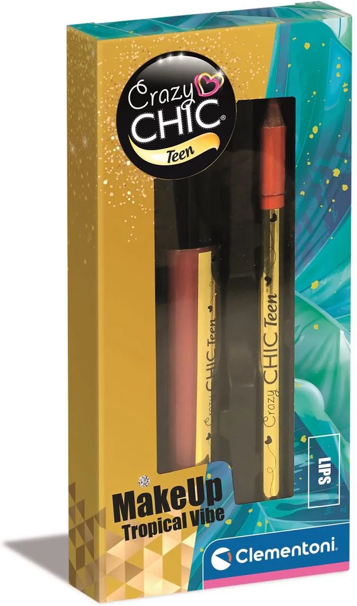 Crazy Chic - Lipgloss - Makeup voor kinderen - vanaf 8 jaar von Clementoni in Tropical – Produktfoto