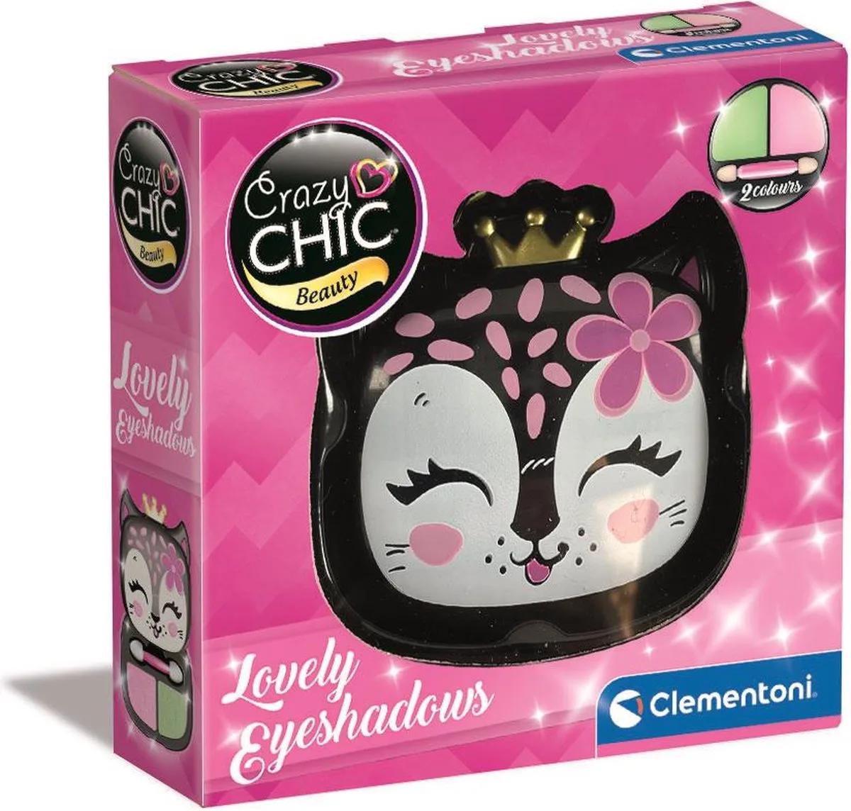 Crazy Chic - Lovely Oogschaduw - Make-up voor kinderen - vanaf 6 jaar by Clementoni in Panter – product photo