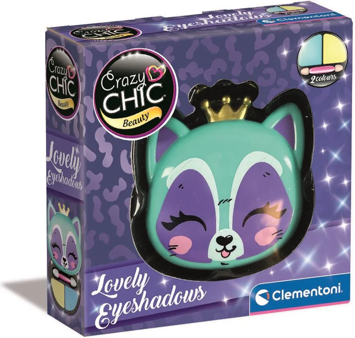 Crazy Chic - Lovely Oogschaduw - Make-up voor kinderen - vanaf 6 jaar by Clementoni in Vos – product photo