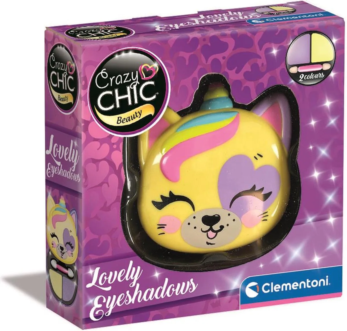 Crazy Chic - Lovely Oogschaduw - Make-up voor kinderen - vanaf 6 jaar by Clementoni in Tijger – product photo