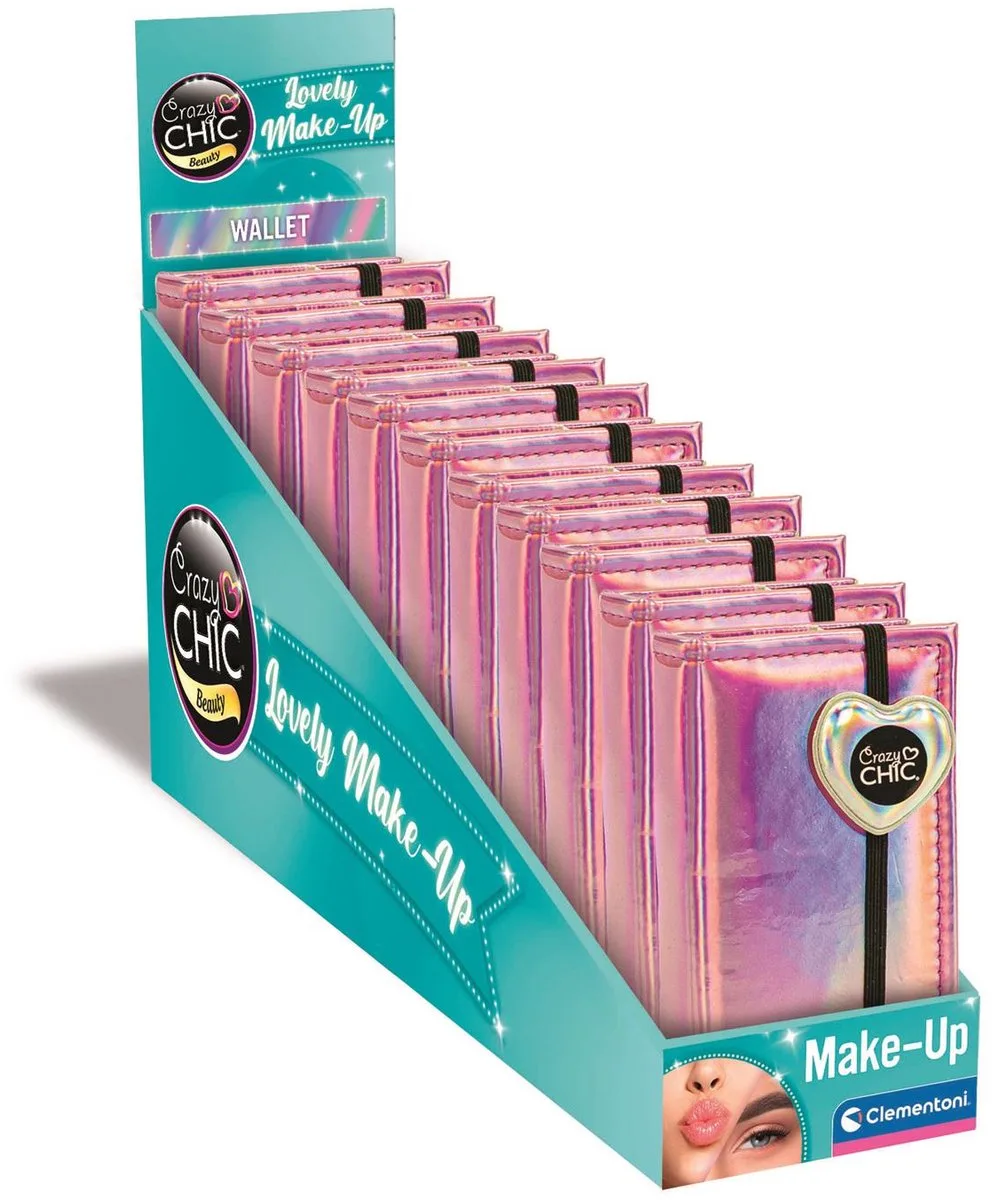 Crazy Chic - Oogschaduw, lipgloss en blush - vanaf 6 jaar de Clementoni en Palet – photo du produit