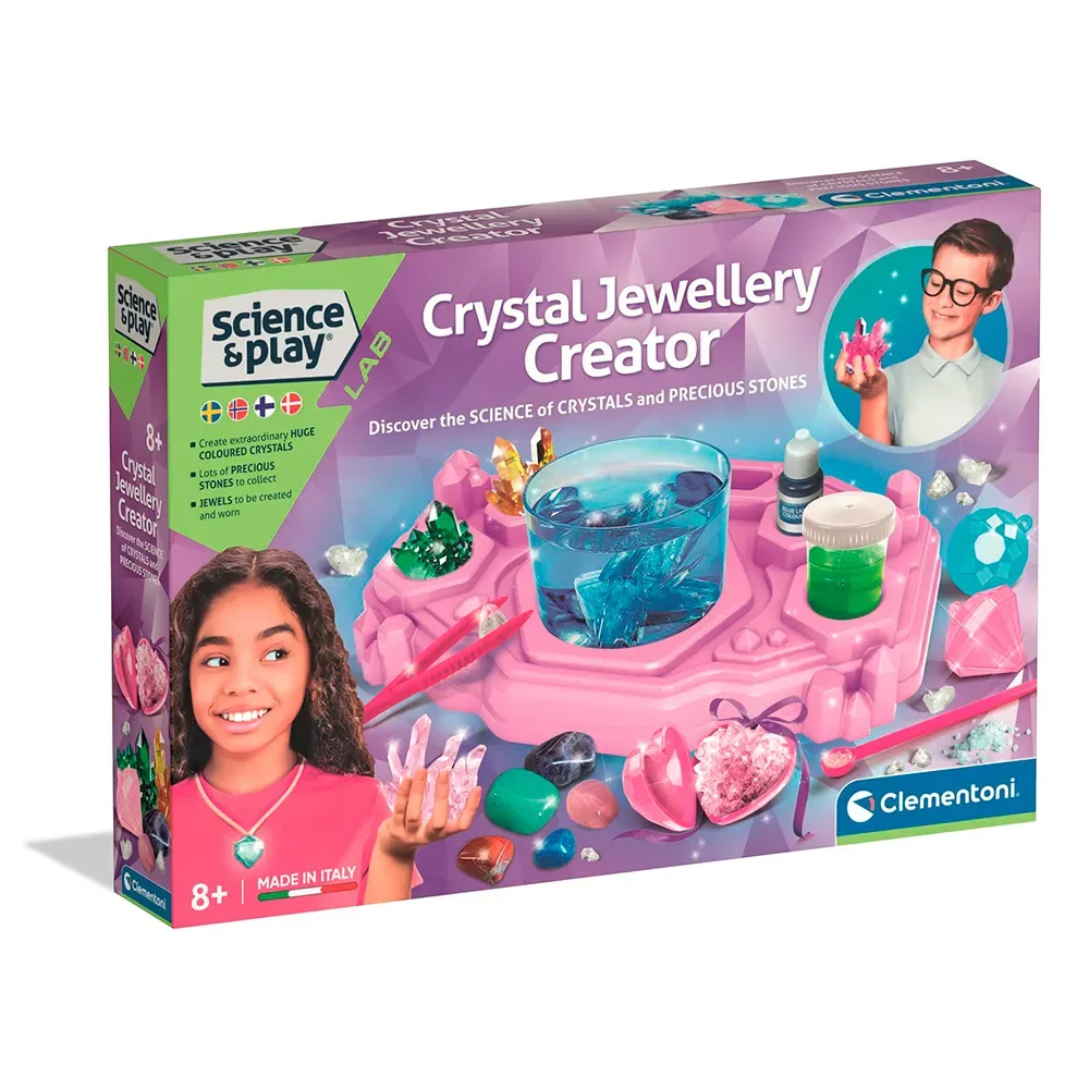 Crystal Jewels Lab I-78398 Pædagogisk Legetøj fra Clementoni – produktbillede