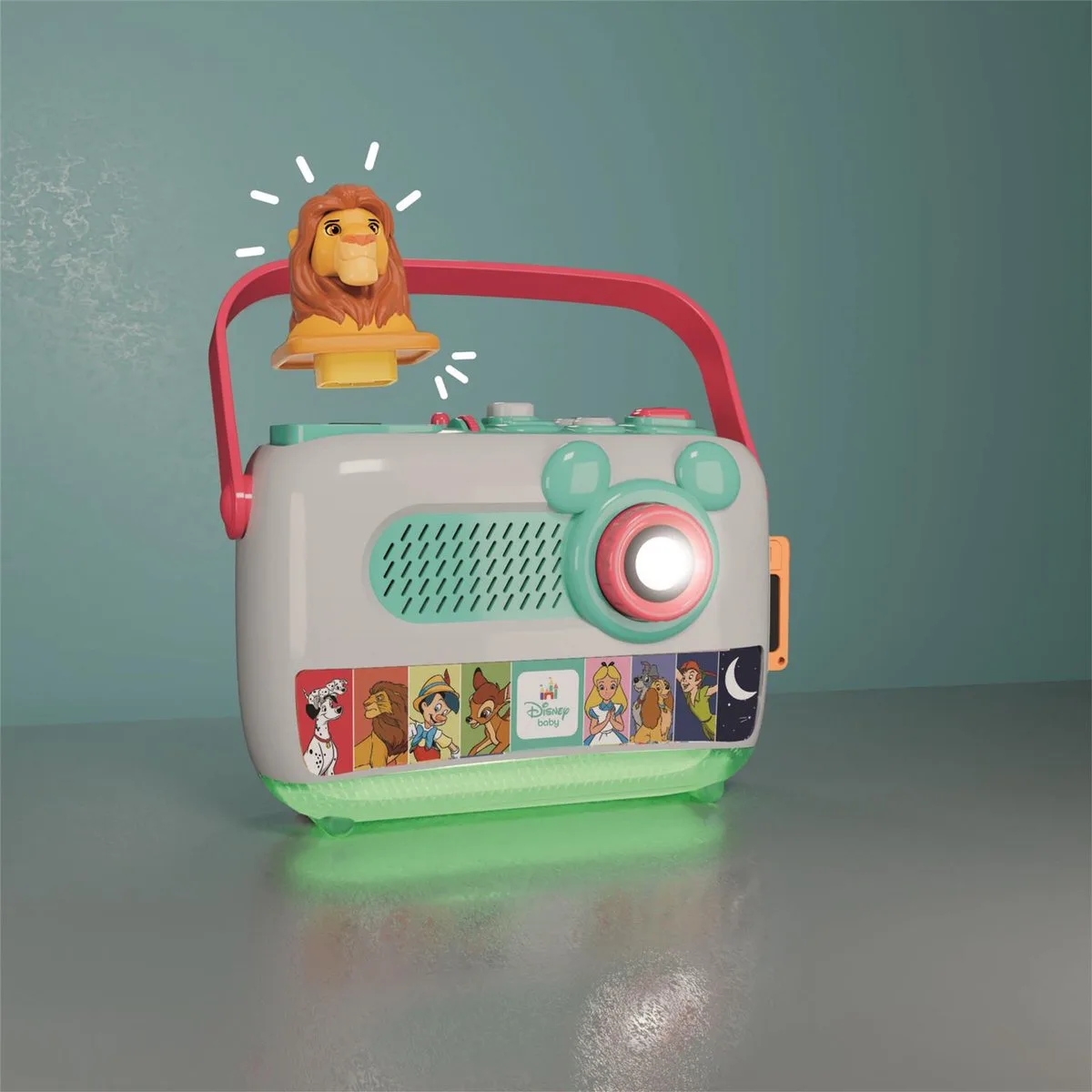 Disney Storyteller Refill The Lion King - 5 Afleveringen met Simba, Timon en Pumbaa - Verhalen Projector Voorleesboek - Peuter vanaf 1 Jaar von Clementoni in Mehrfarbig – Produktfoto